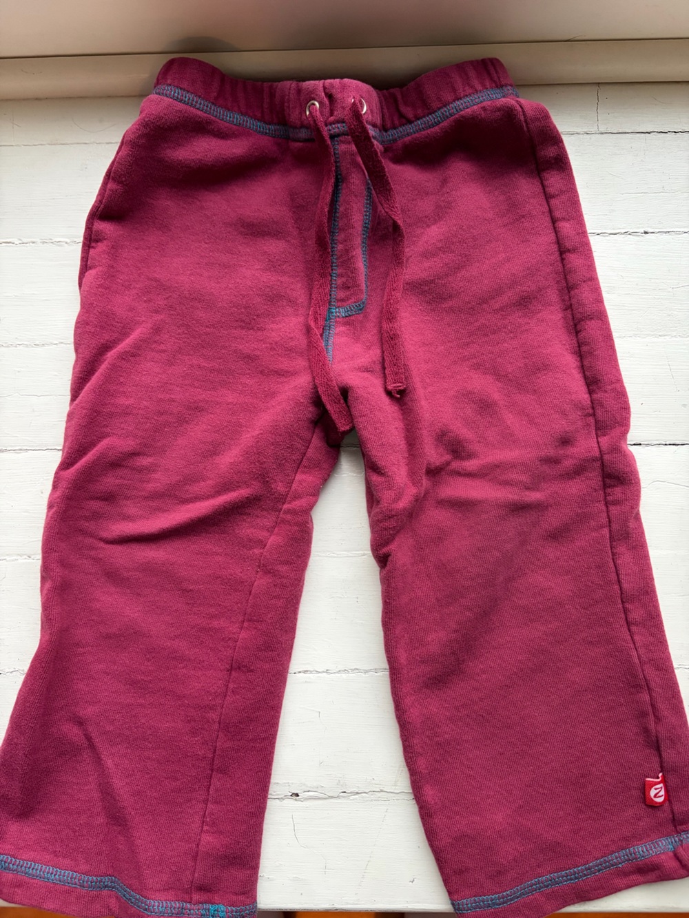 Zutano Kids Bottoms in Berry Pink